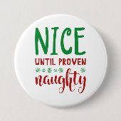 Nice bis Proven Naughty Button (Vorderseite)