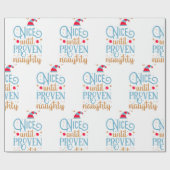 Nice bis Proven Naughty Geschenkpapier (Flach)