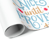 Nice bis Proven Naughty Geschenkpapier (Rolleneckpunkt)