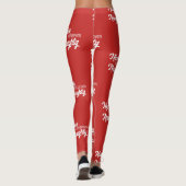 Nice bis Proven Naughty Leggings (rot) (Rückseite)