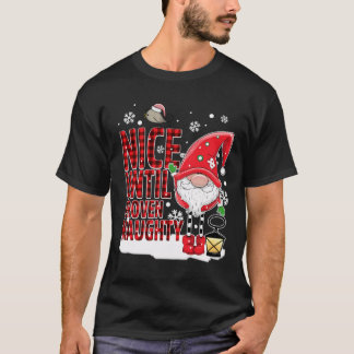Nice bis Proven Naughty Santa List Weihnachten Xma T-Shirt