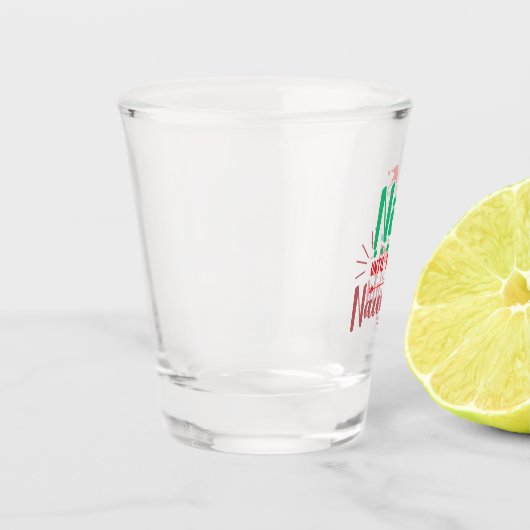 Nice Bis Proven Naughty Weihnachtsgeschenk Shot Gl Schnapsglas (Links)