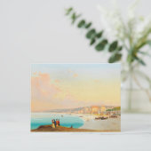 Nice, Blick auf den Strand von Quai du Midi, Postkarte (Stehend Vorderseite)