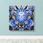 Nice/blue print leinwanddruck (Insitu (Holzboden))