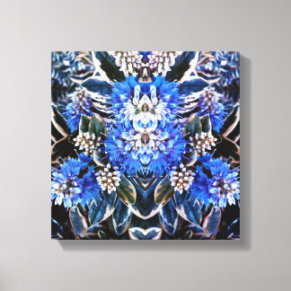 Nice/blue print leinwanddruck