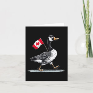 Nice Canada Animal Look mit Cooler Gans Karte