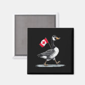 Nice Canada Animal Look mit Cooler Gans Magnet (Vorderseite/Rückseite)