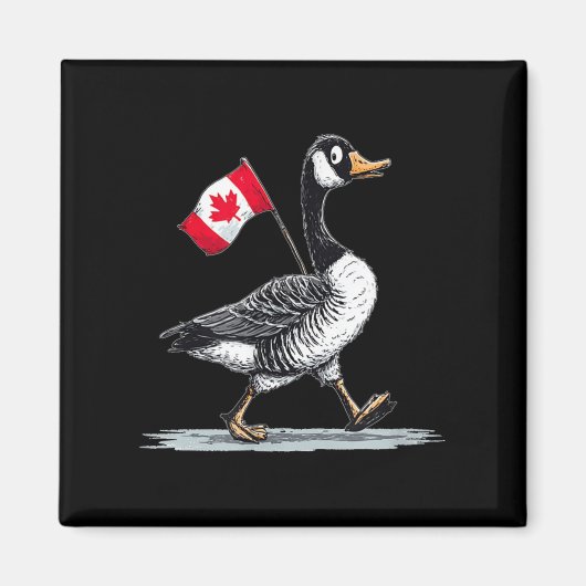 Nice Canada Animal Look mit Cooler Gans Magnet (Vorne)