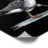 Nice Canada Animal Look mit Cooler Gans Poster (Ecke)