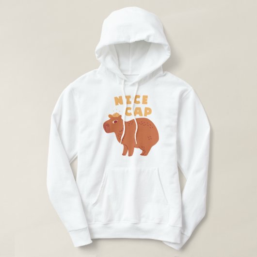 Nice Cap Capybara Hoodie (Design vorne)