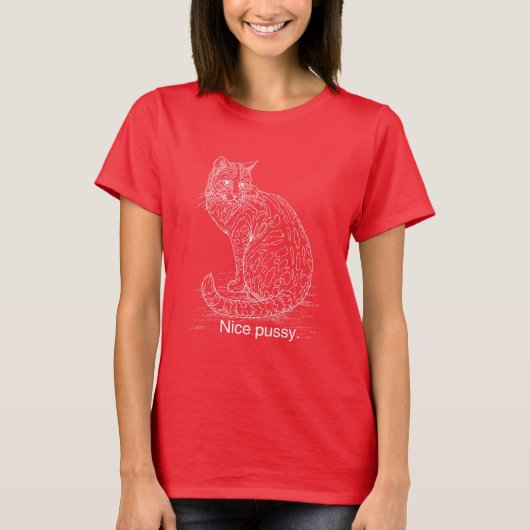 NICE CAT T-Shirt (Vorderseite)