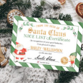 Nice Certificate from Santa Siegel of Approval Einladung