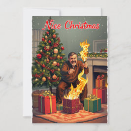 Nice Christmas Card - Fiery Fun B Feiertagskarte