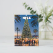 Nice Christmas Magic Postkarte (Stehend Vorderseite)