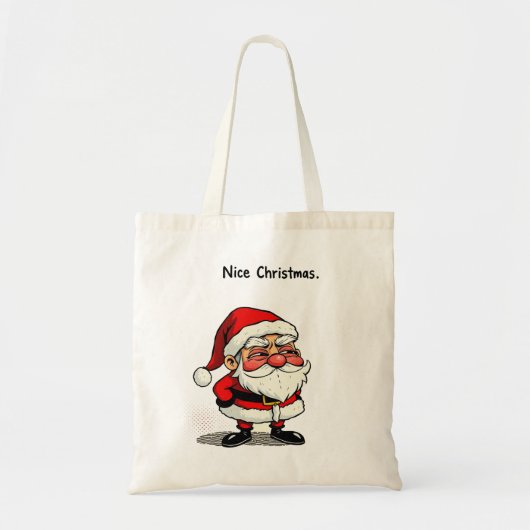 Nice Christmas Tasche - "Santa" (Vorne)