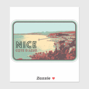 Nice city France ist meine stolze Heimatstadt Stic Aufkleber
