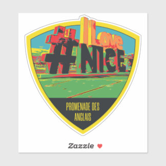 Nice city France ist meine stolze Heimatstadt Stic Aufkleber