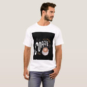 nice coffee cup design T-Shirt (Vorne ganz)