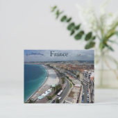 Nice Côte D ' Azur French Riviera France Postkarte (Stehend Vorderseite)