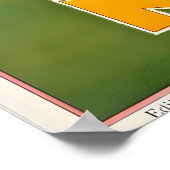 Nice Cote D'Azur France Vintage Travel Poster (Ecke)