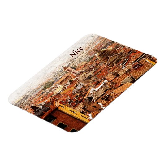 Nice, Cote d'Azur Magnet (Linke Seite)