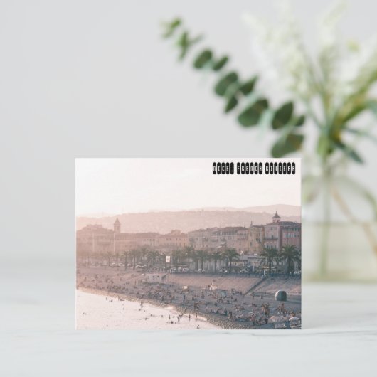 Nice, Côte d'Azur Postkarte (Stehend Vorderseite)