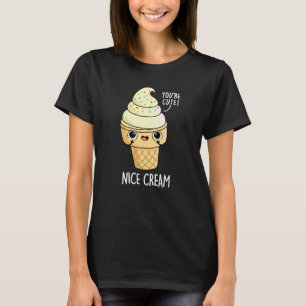 Nice Cream Funny Ice Cream Pub Dark BG T-Shirt