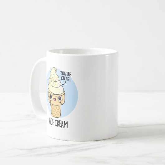 Nice Cream Funny Ice Cream Pub Kaffeetasse (Vorderseite Links)