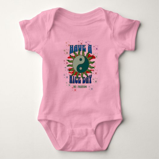 NICE DAY , Baby Bodysuit Baby Strampler (Vorderseite)