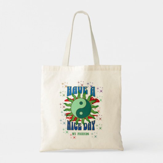 NICE DAY TOTE BAG TRAGETASCHE (Rückseite)