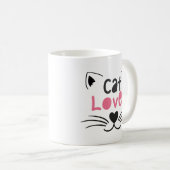 Nice design for cat lovers kaffeetasse (VorderseiteRechts)