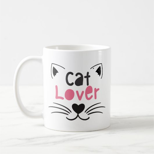 Nice design for cat lovers kaffeetasse (Links)