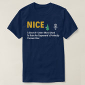 Nice Disk Golf Funny Definition Disc Golfer  T-Shirt (Design vorne)