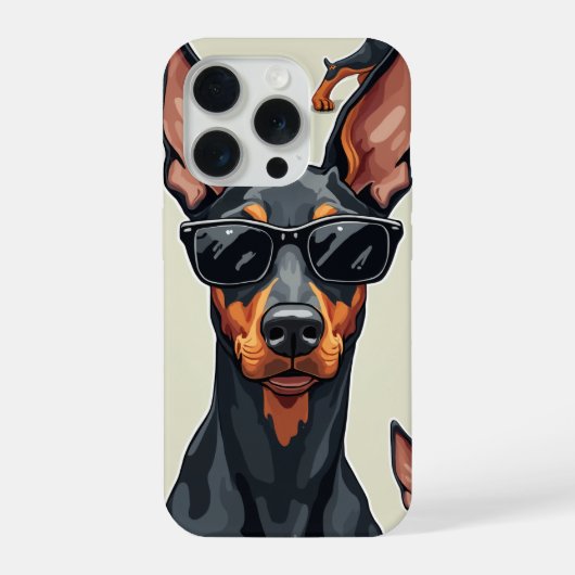 Nice Doberman Handycase iPhone Hülle (Rückseite)