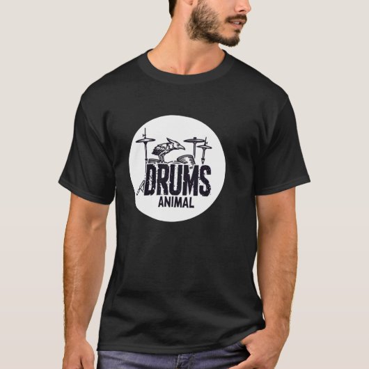Nice Drummer Statement für Trommeln und Musik T-Shirt (Vorderseite)