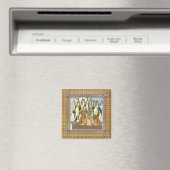 Nice Fall Country Teddy Bears Magnet (In Situ (Geschirrspüler))