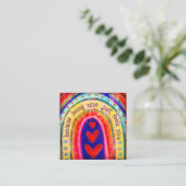 Nice Feels Nice~ Inspirivity Güte Cards sein Quadratische Visitenkarte (Stehend Vorderseite)