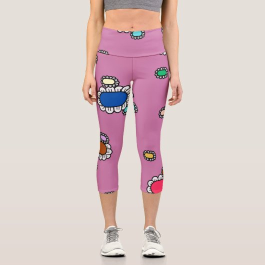 nice flowers capri leggings (Vorderseite)