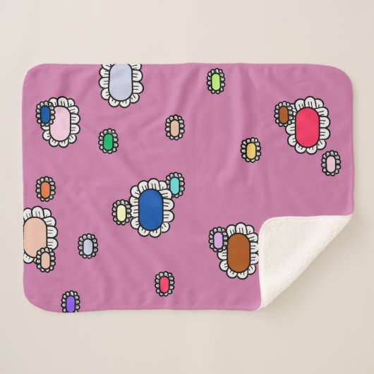 nice flowers sherpadecke (Vorderseite (Horizontal))