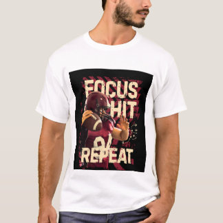 Nice focus hit repeat image  T-Shirt