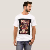 Nice focus hit repeat image  T-Shirt (Vorne ganz)