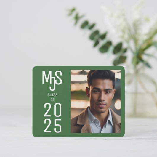 Nice Foto Abschluss Einladung (Stehend Vorderseite)