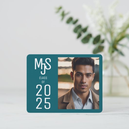 Nice Foto Abschluss Einladung (Stehend Vorderseite)