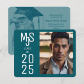 Nice Foto Abschluss Einladung (Vorne/Hinten)