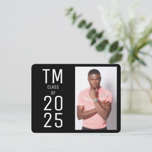 Nice Foto Abschluss Einladung (Stehend Vorderseite)