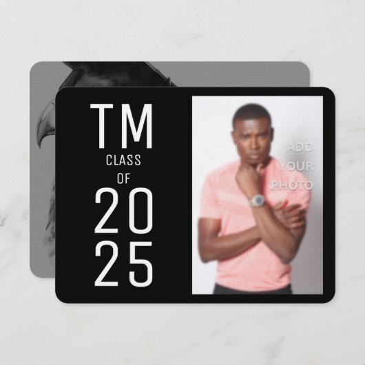 Nice Foto Abschluss Einladung (Vorne/Hinten)