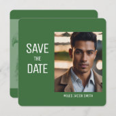 Nice Foto Abschluss Einladung Save the Date (Vorne/Hinten)