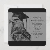 Nice Foto Abschluss Einladung Save the Date (Rückseite)