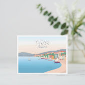 Nice France Côte d'Azur Postkarte (Stehend Vorderseite)