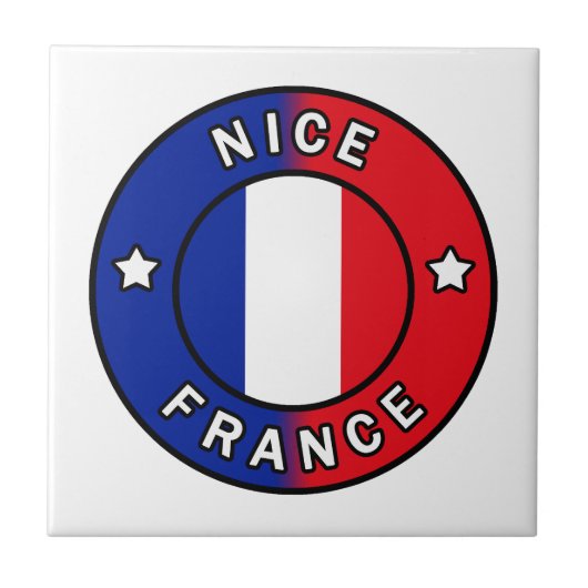 Nice France Fliese (Vorderseite)